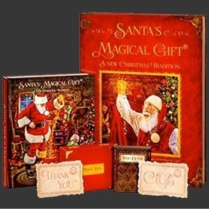 NEW Santa’s Magical Gift Book Set – New Tradition Kit w/ Audio Wish Book